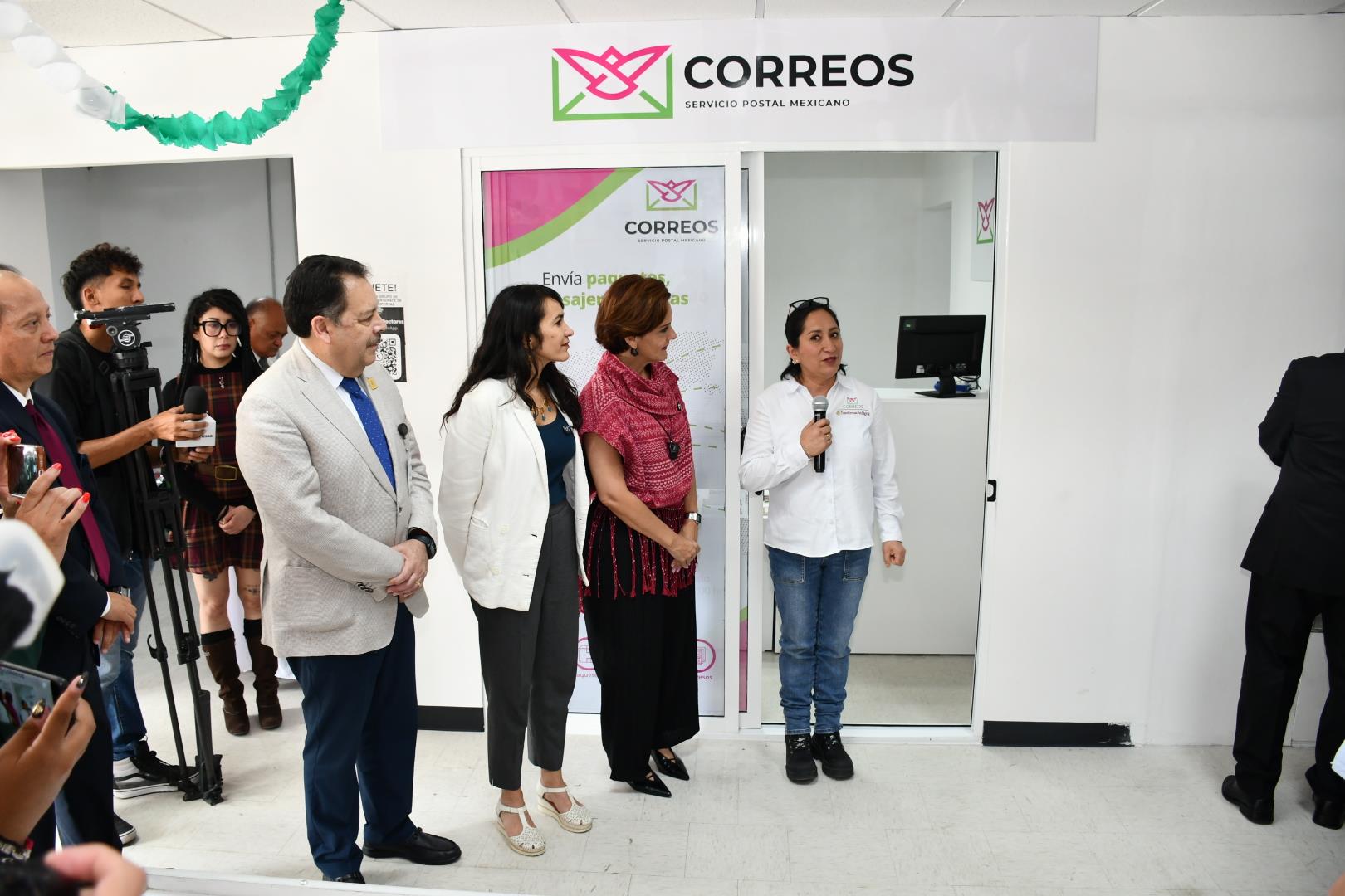  Inaguración de la nueva oficina de Correos de México en la Tienda SUPERISSSTE, Colonia Doctores